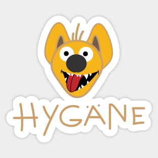 Hygeny hyena Sticker